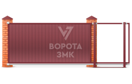 Откатные ворота 2600×1800 Faac ЗМК-7127
