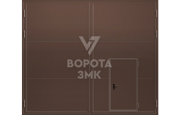 Ворота противопожарные 4000×3500 ЗМК-4847